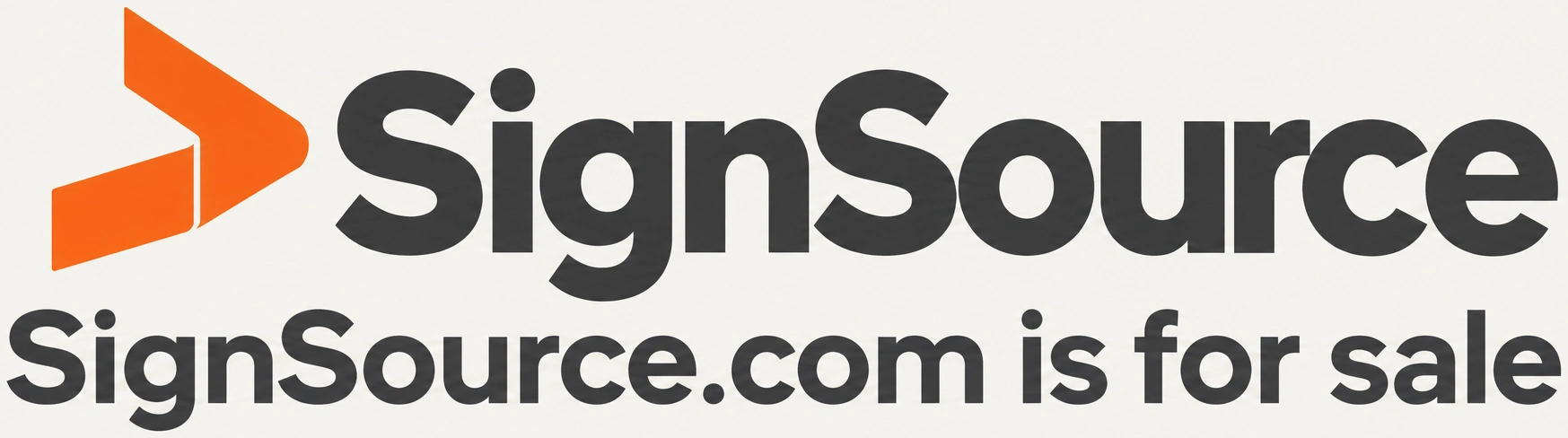 SignSource. SignSource.com is for sale